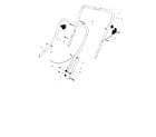 Toro 20588 (6000 & UP) handle assembly diagram