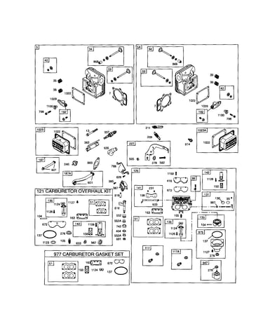 Head-cylinder/carburetor