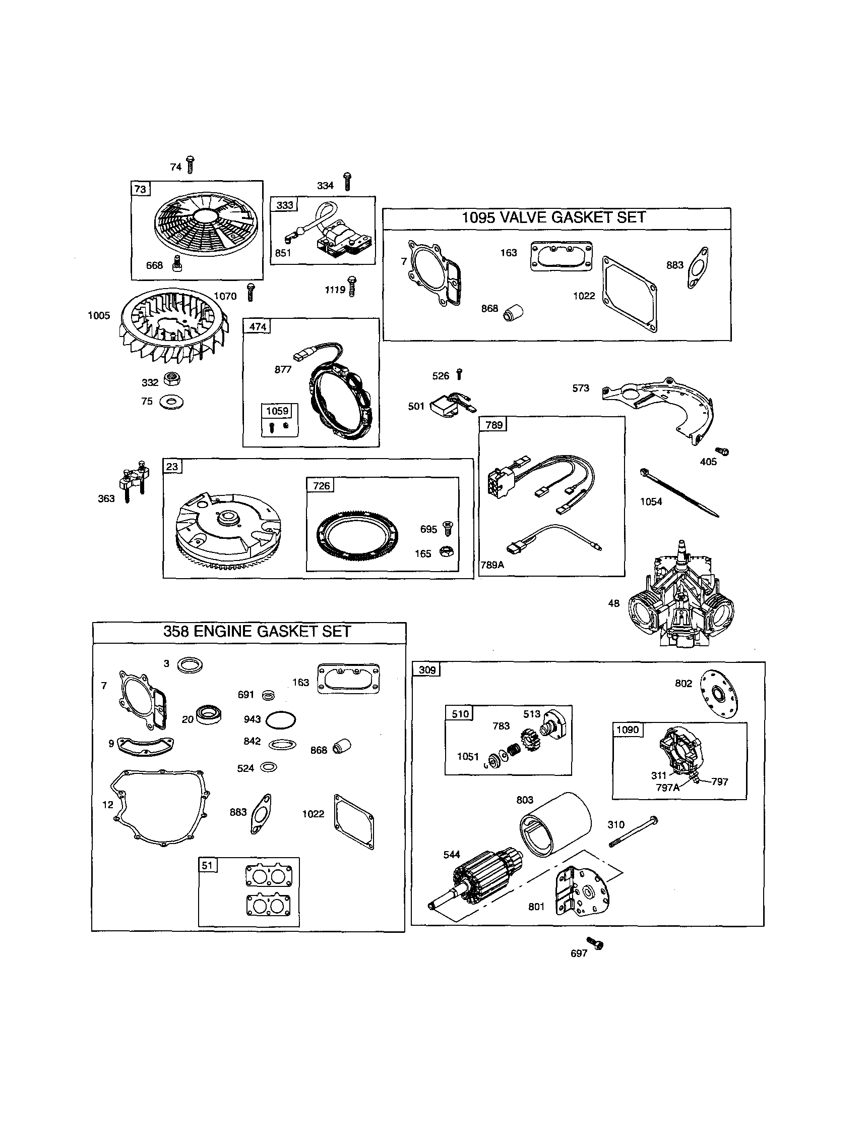 MOTOR-STARTER/SHORT BLOCK