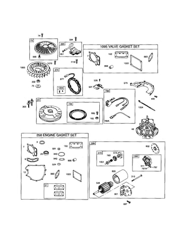 Motor-starter/short block