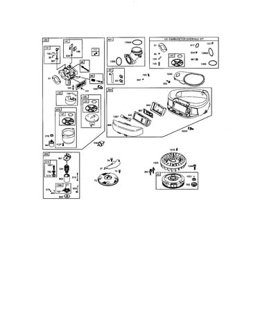 Carburetor/blower housing