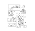 Briggs & Stratton 31P877-0121-E1 carburetor/blower housing diagram