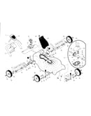Drive control/gear case/wheels