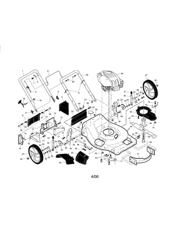 Engine/housing/handle