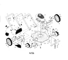 Craftsman 917385391 rotary mower diagram