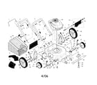 Craftsman 917388941 rotary mower diagram