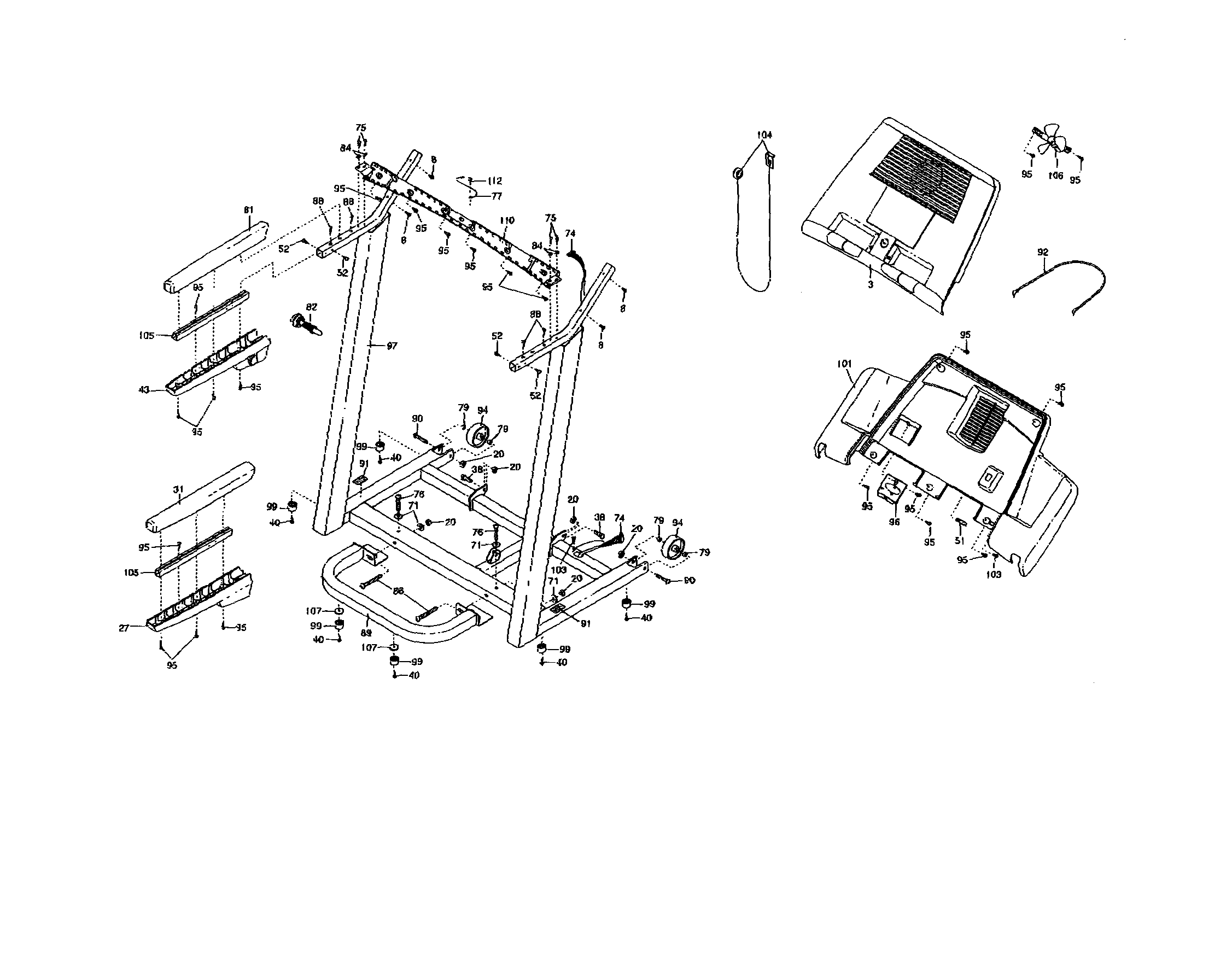 Console/uprights