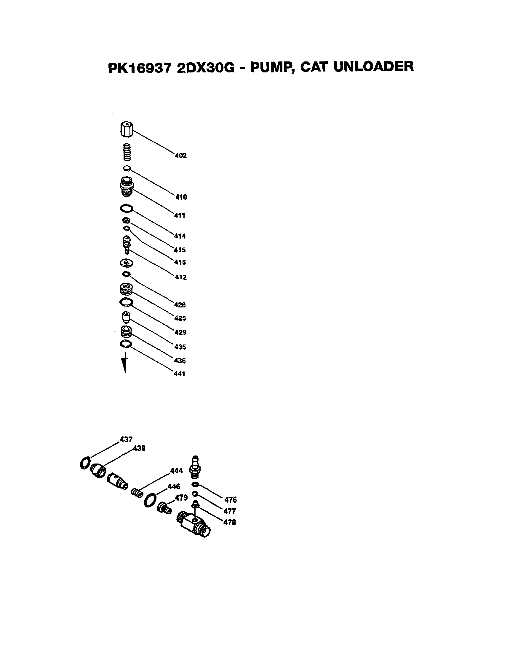 Pistons & valve seat