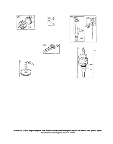 Crankshaft/dipstick