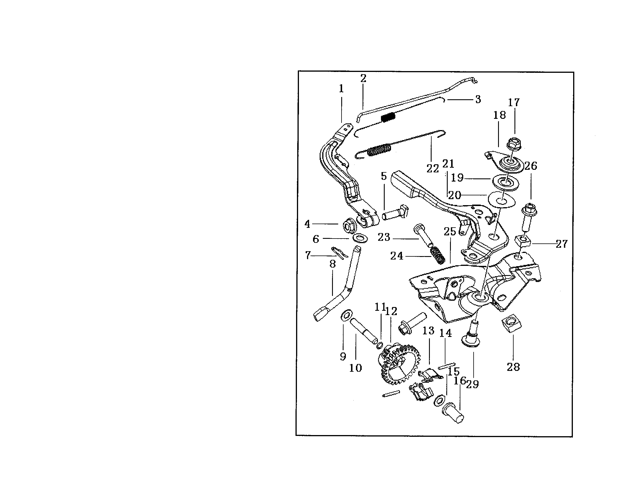 Centrifugal adjustment governor