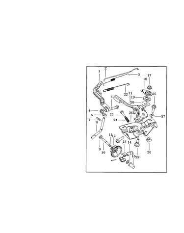 Centrifugal adjustment governor