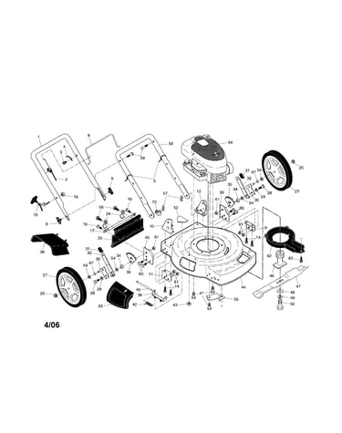 Engine/housing/handle