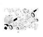 Poulan 96132000901 rotary mower diagram
