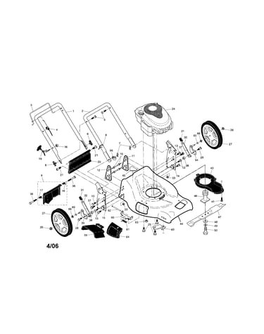 Engine/housing/handle