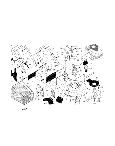Engine/housing/handle