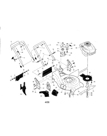 Engine/housing/handle