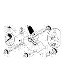 Drive control/gear case/wheels