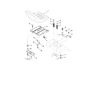 Poulan HD17542 seat assembly diagram