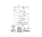 Poulan HD17542 schematic-tractor diagram