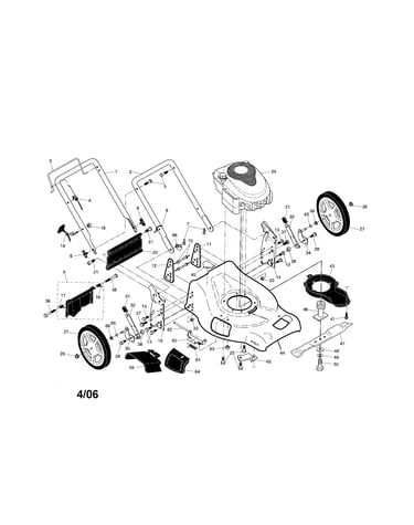 Engine/housing/handle