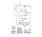 Poulan 96012004700 schematic-tractor diagram