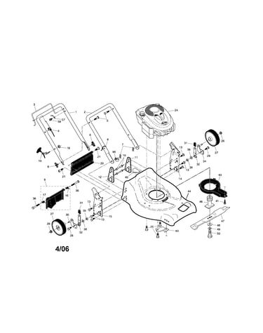 Engine/housing/handle