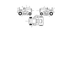 Poulan 96042000800 decals diagram