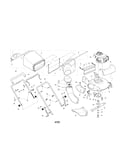 Engine/housing/handle/grassbag