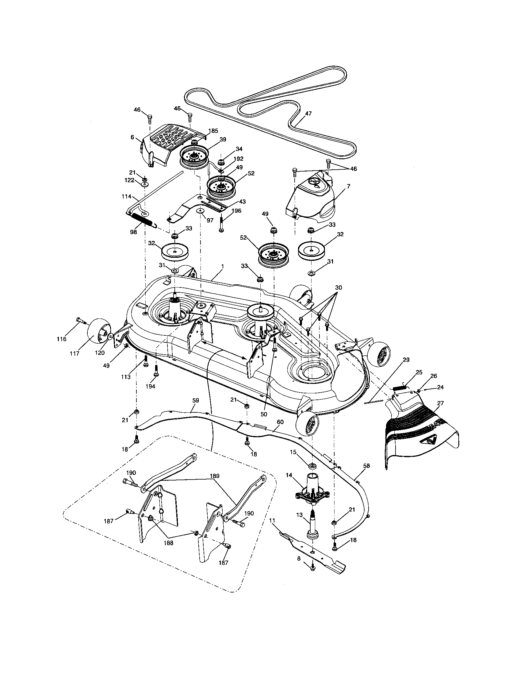 Mower deck