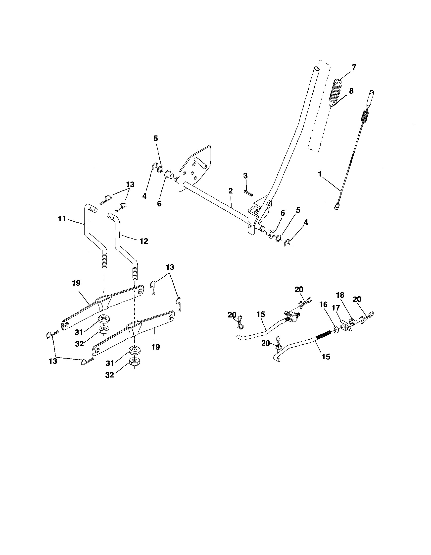 Mower lift