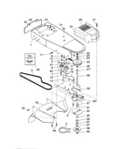 Chassis and v-belt