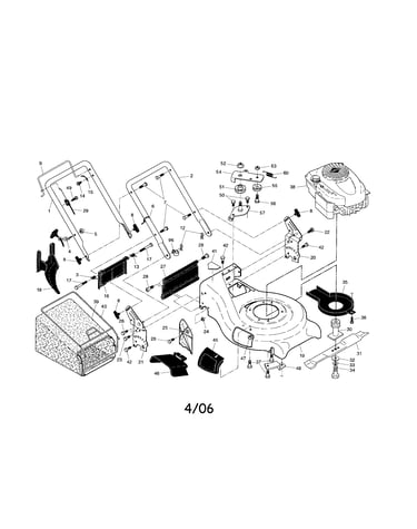 Engine/housing/handle