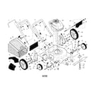 Craftsman 917388961 rotary mower diagram
