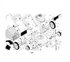 Craftsman 917388981 rotary mower diagram