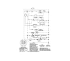 Craftsman 917276782 schematic-tractor diagram
