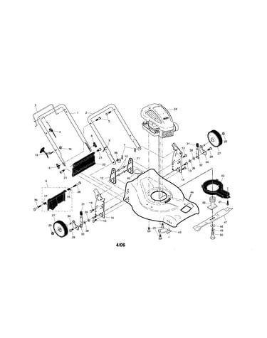Engine/housing/handle
