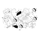 Rally RA35N20S rotary mower diagram