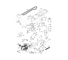 Poulan 96016000302 drive diagram