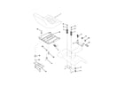 Poulan 96012000400 seat assembly diagram