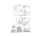 Poulan 96012000400 schematic-tractor diagram