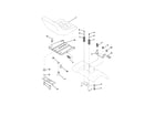 Poulan 96012000401 seat assembly diagram