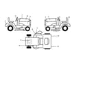 Poulan 96012000401 decals diagram