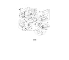 Kenmore 38519110600 top cover/extension table diagram
