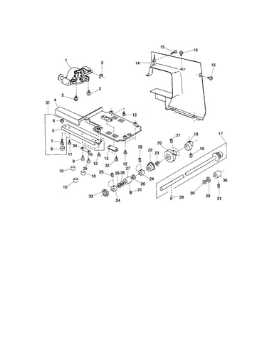 Zig zag motor/base