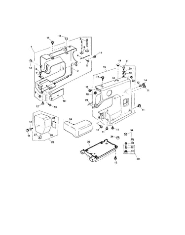 Front and rear cover