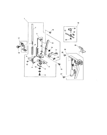Presser bar base plate