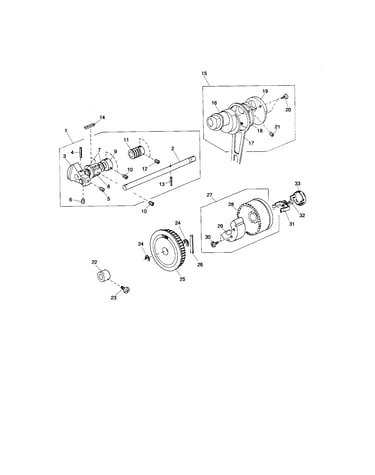 Upper shaft/crank rod