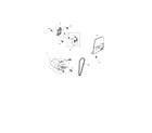 Kenmore 38515343600 motor assembly/machine socket diagram