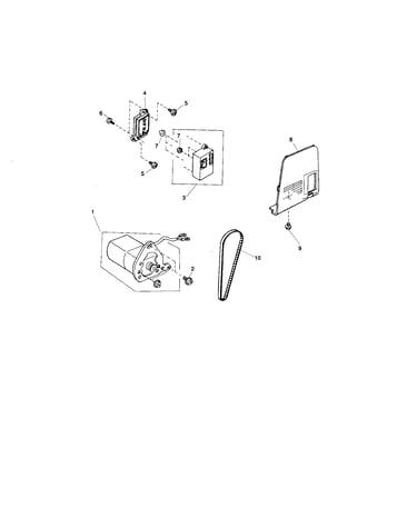 Motor assembly/machine socket