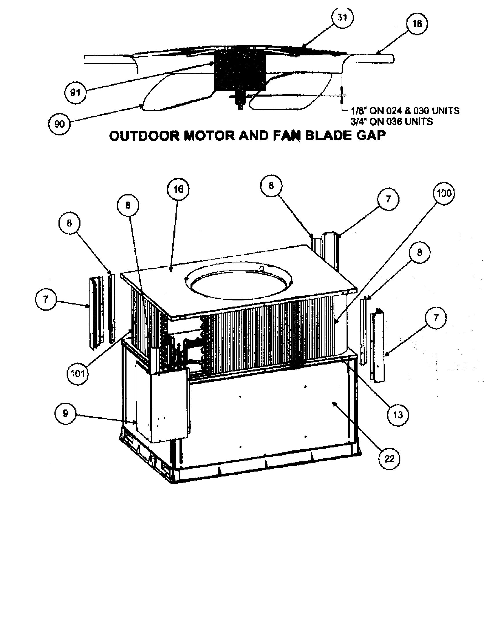 Motor/propeller fan